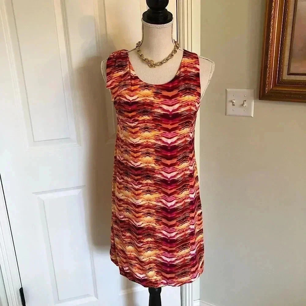 KRIZTA & Co. multi color mod shift liberty‎ floral dress size s